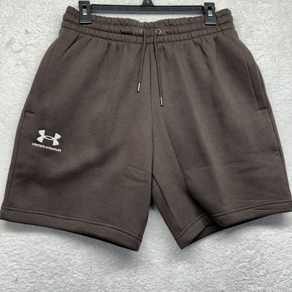 Under Armour Mens Size S Brown Icon Fleece Shorts